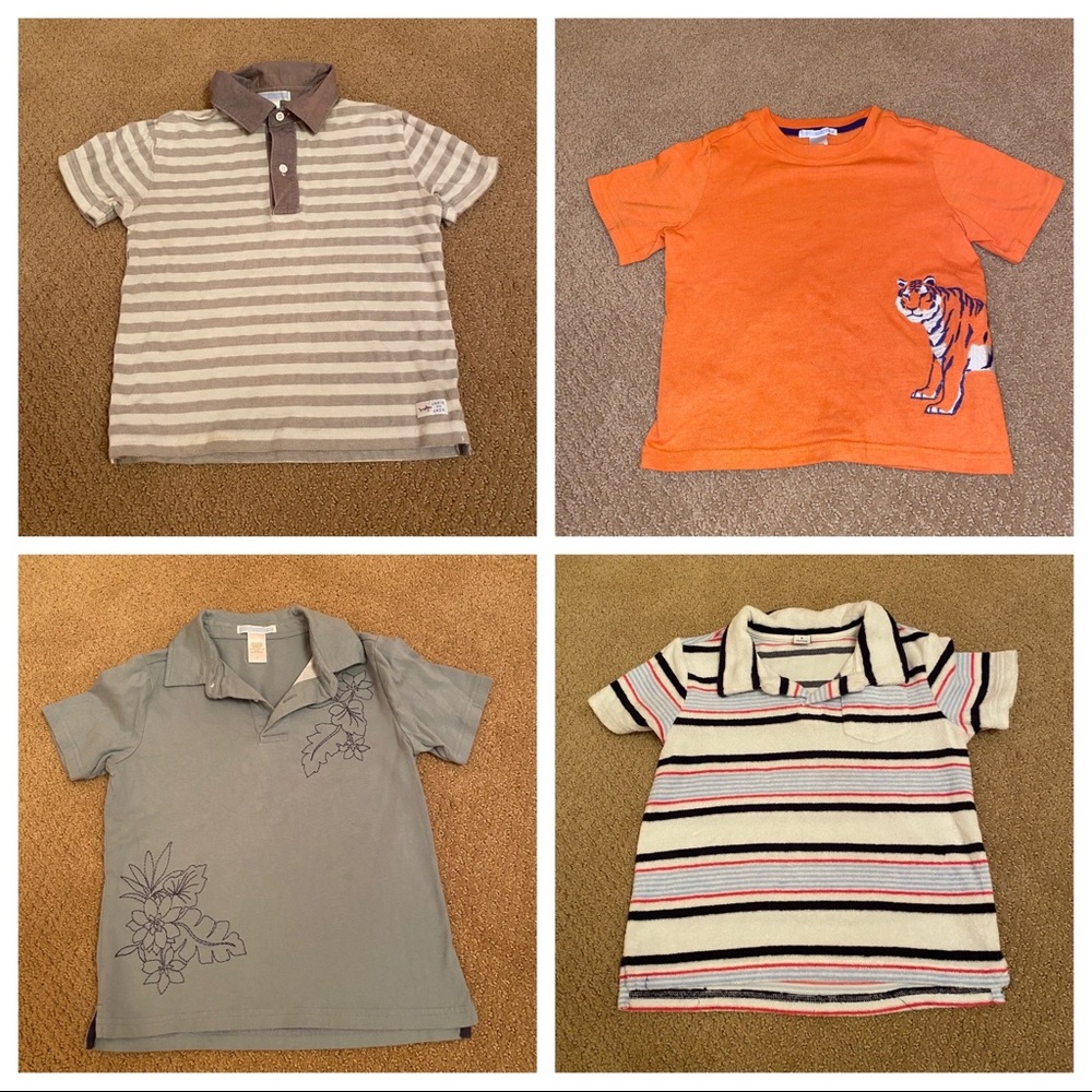 Janie and Jack boys tops-size 5